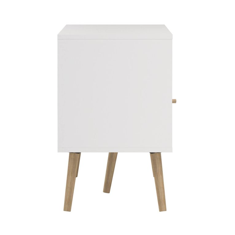 Mobile TV bianco 117x39x60h cm in legno - Conte