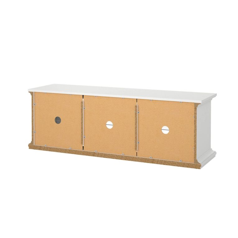 Mobile TV bianco 149x41x50h cm 2 ante - Damrey