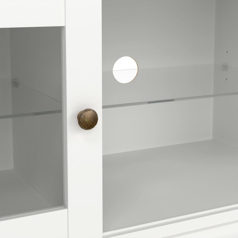 Mobile TV bianco 149x41x50h cm 2 ante - Damrey