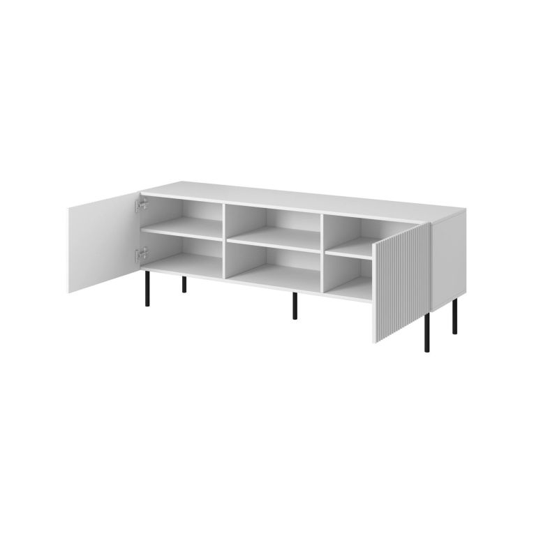 Mobile TV bianco 150x42x52h cm 3 ante - Molini