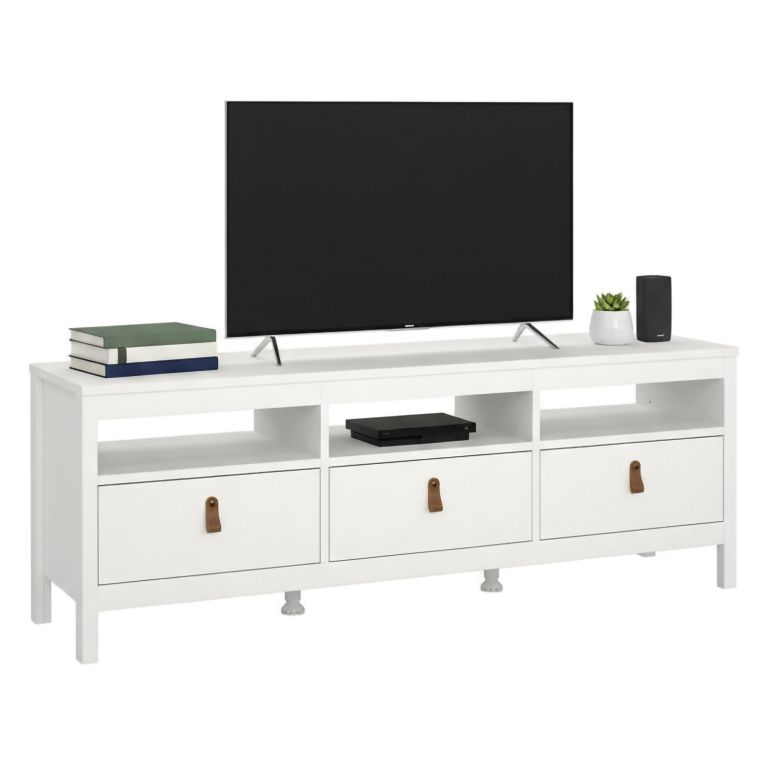 Mobile TV bianco 151x38x54h cm in legno - Astana