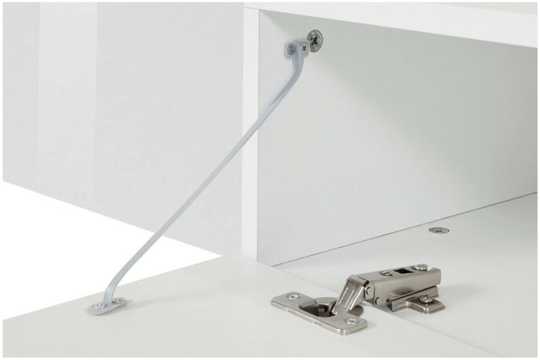 Mobile TV bianco 160x40x35h cm 3 ante - Edoarda