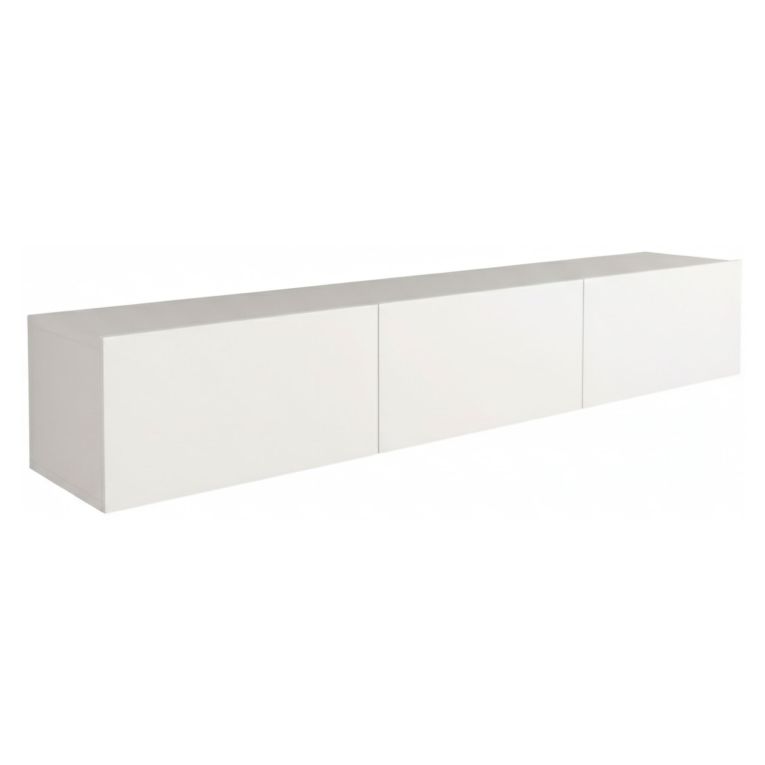 Mobile TV bianco 180x32x30h cm 3 ante - Barzago