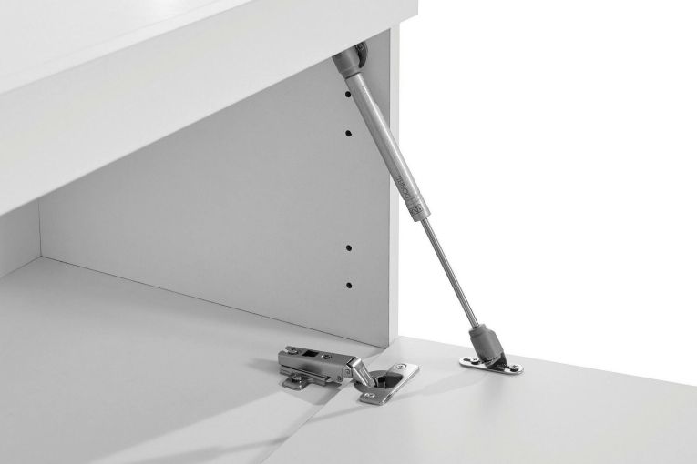 Mobile TV bianco 220x40x35h cm 3 ante - Annett