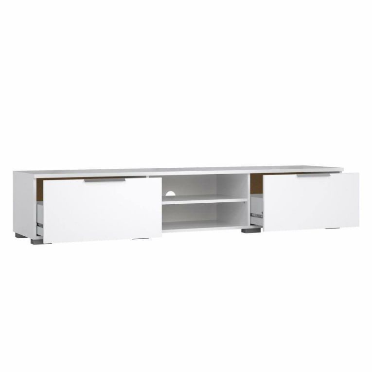Mobile TV bianco lucido 172x39x33h cm in legno - Ammiro