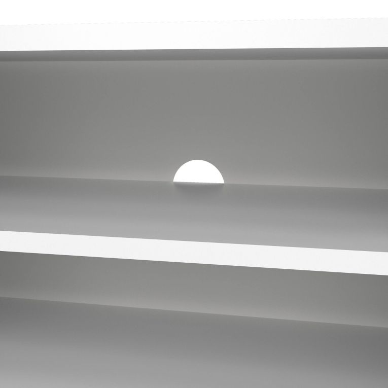 Mobile TV bianco lucido 172x39x33h cm in legno - Ammiro