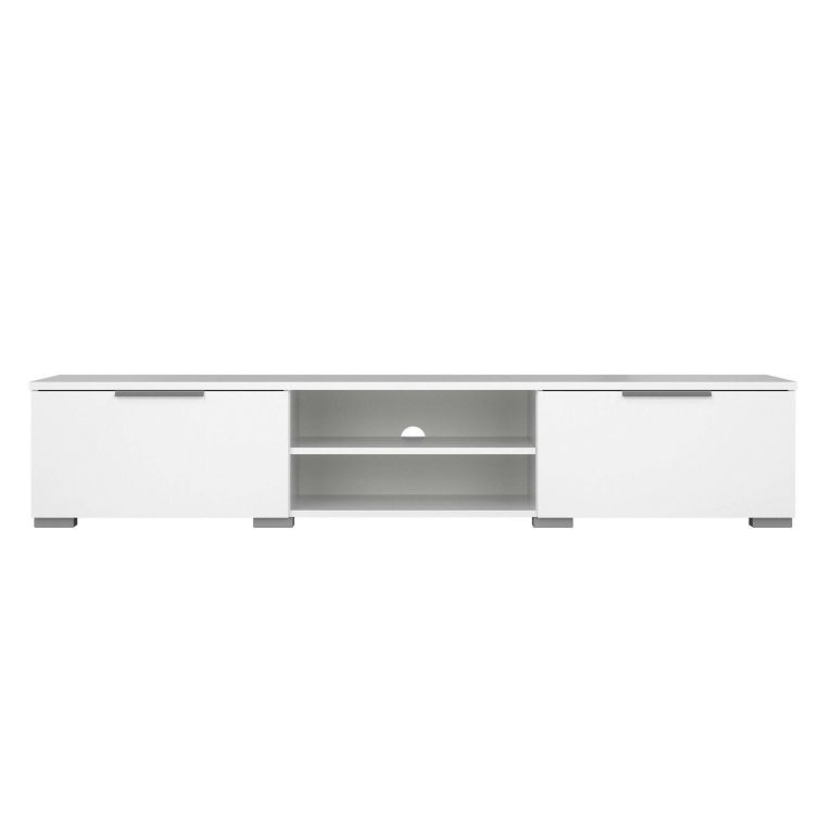 Mobile TV bianco lucido 172x39x33h cm in legno - Ammiro