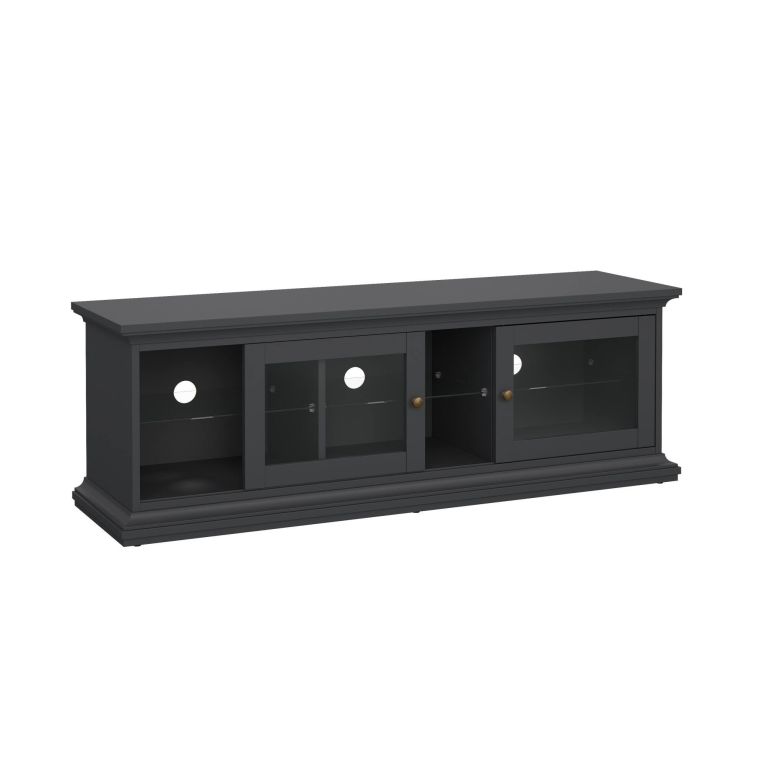 Mobile TV grigio 149x41x50h cm 2 ante - Damrey