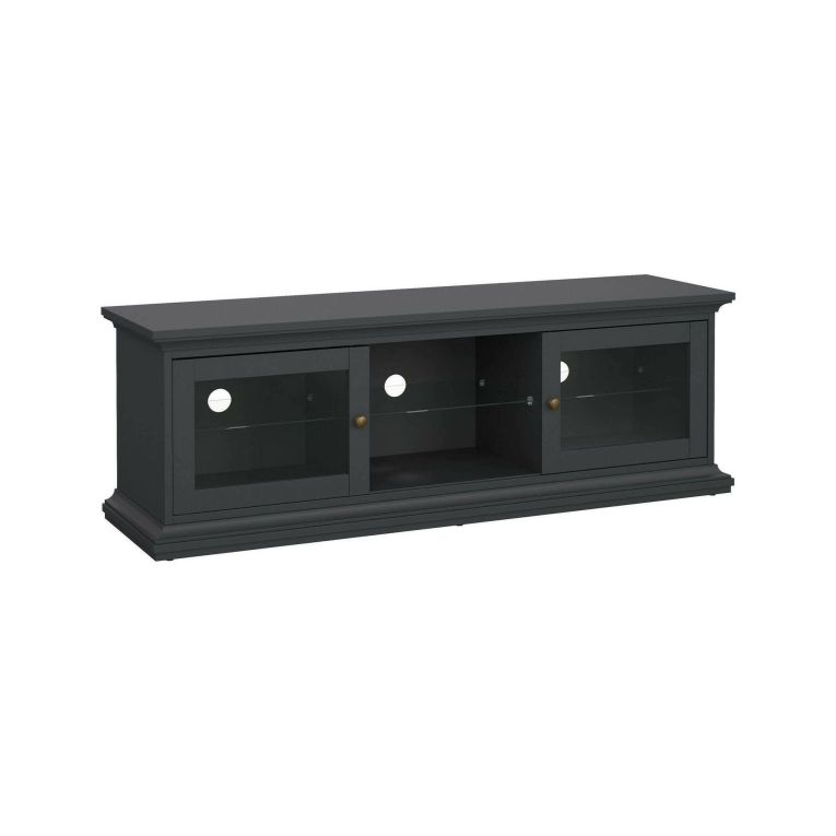 Mobile TV grigio 149x41x50h cm 2 ante - Damrey