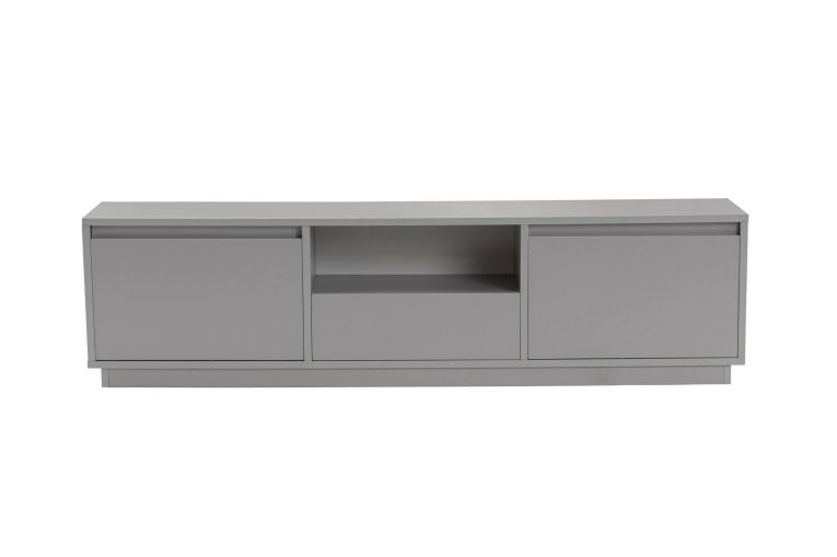 Mobile TV grigio 160x29x42h cm 3 ante - Morrigan