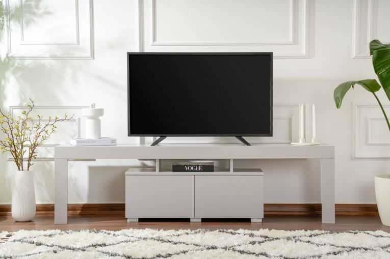 Mobile TV grigio 180x31x50h cm 2 ante - Andarna