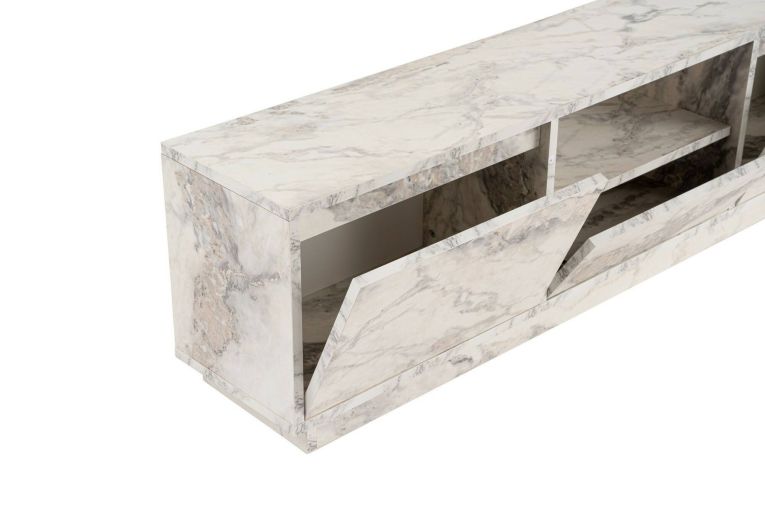 Mobile TV marmo 160x29x42h cm 3 ante - Morrigan