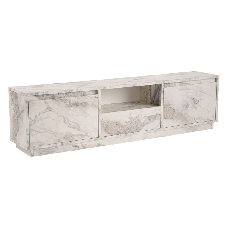 Mobile TV marmo 160x29x42h cm 3 ante - Morrigan