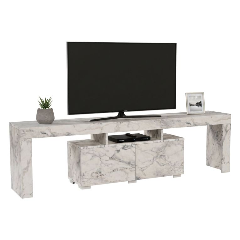 Mobile TV marmo 180x31x50h cm 2 ante - Andarna