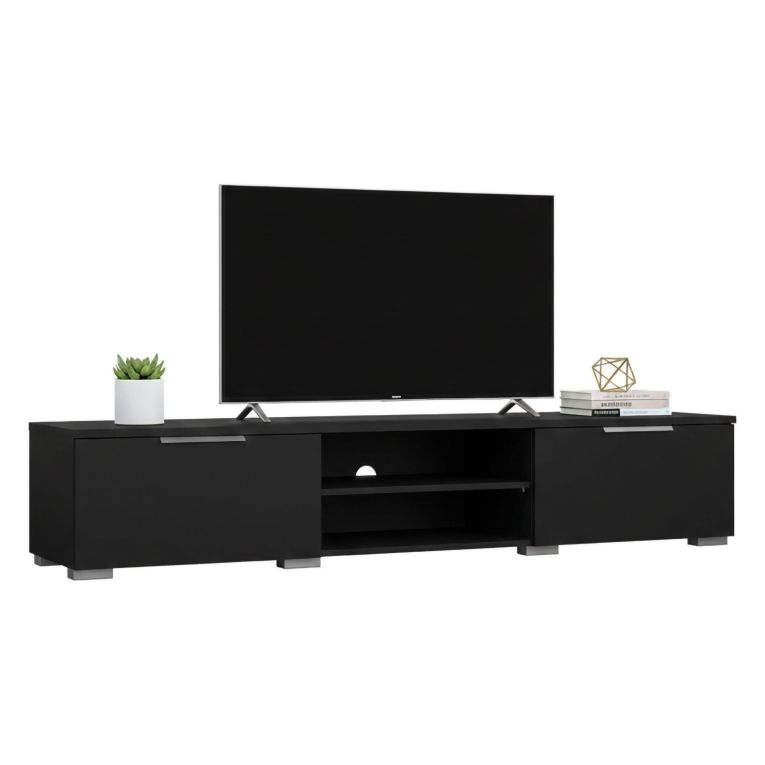 Mobile TV nero 172x39x33h cm in legno - Ammiro