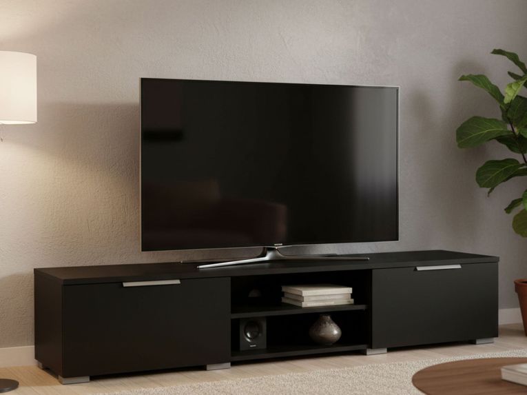 Mobile TV nero 172x39x33h cm in legno - Ammiro
