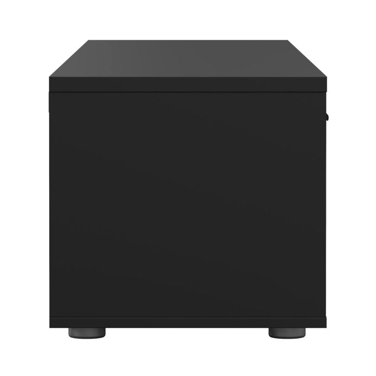 Mobile TV nero 177x39x38h cm 2 ante e 1 cassetto - Giaele