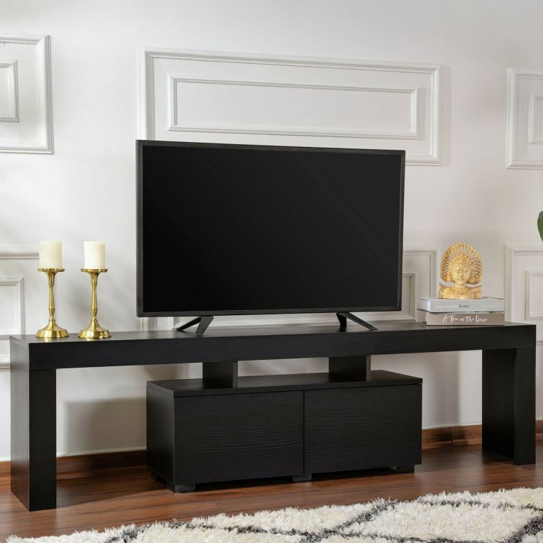 Mobile TV nero 180x31x50h cm 2 ante - Andarna