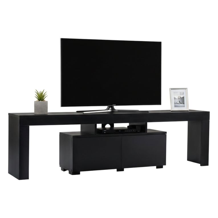Mobile TV nero 180x31x50h cm 2 ante - Andarna