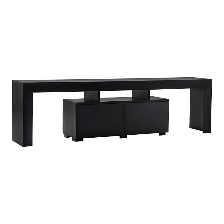 Mobile TV nero 180x31x50h cm 2 ante - Andarna
