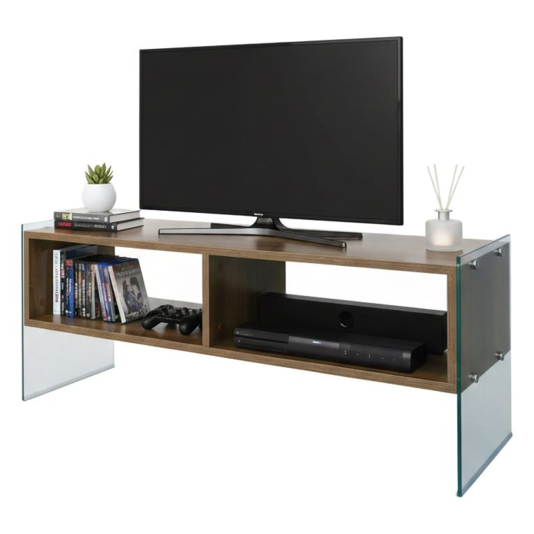 Mobile TV noce 120x35x45h cm in legno - Winifred