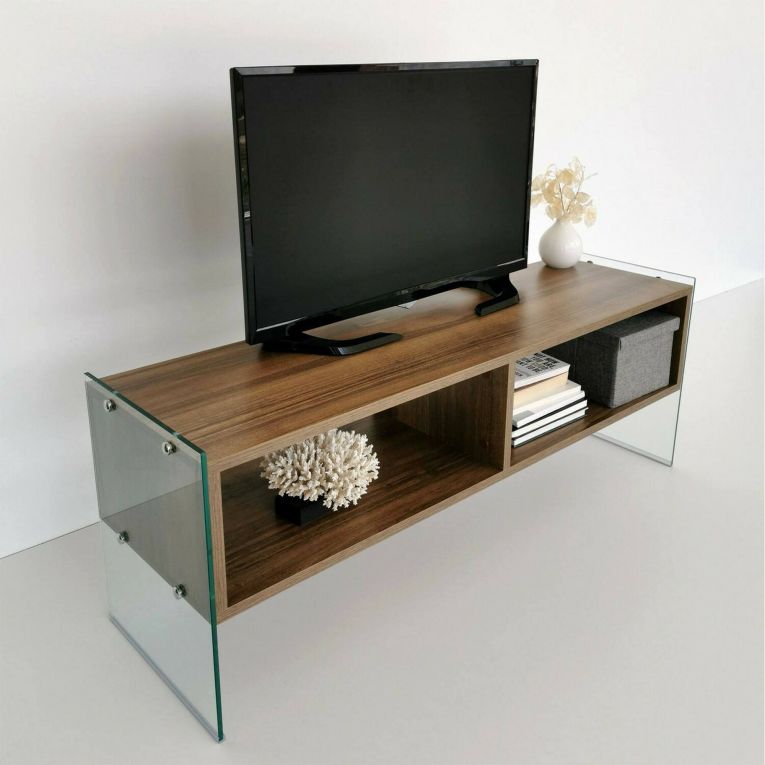 Mobile TV noce 120x35x45h cm in legno - Winifred