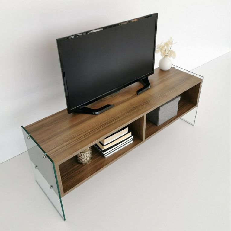 Mobile TV noce 120x35x45h cm in legno - Winifred