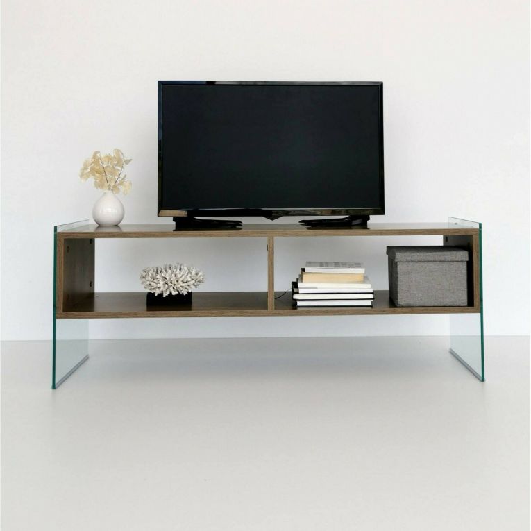 Mobile TV noce 120x35x45h cm in legno - Winifred