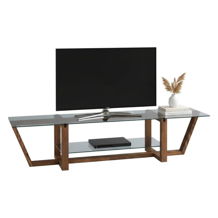 Mobile TV noce 158x35x35h cm in legno - Arienzo