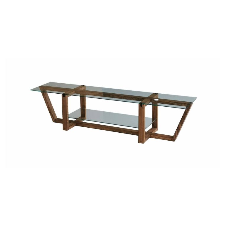 Mobile TV noce 158x35x35h cm in legno - Arienzo