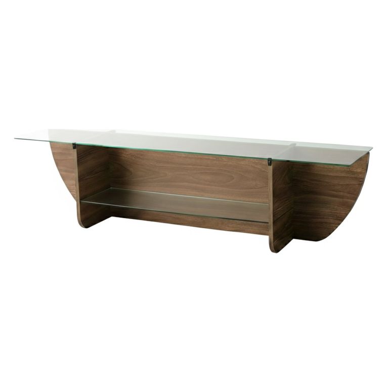 Mobile TV noce 158x35x40h cm in legno - Kasuga