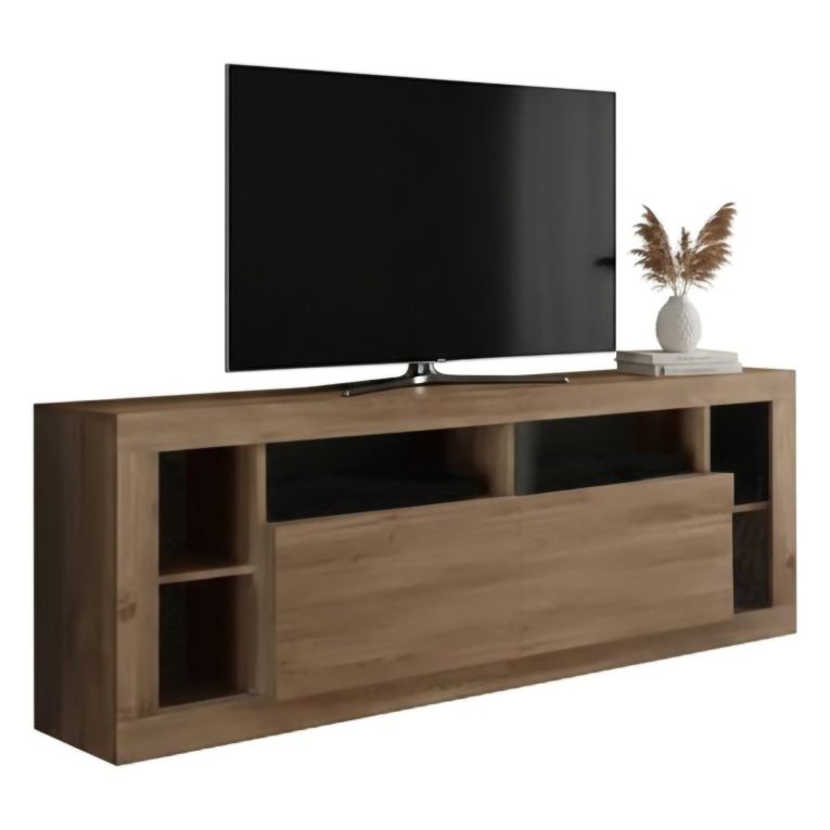 Mobile TV noce 172x42x66h cm in legno - Kujira