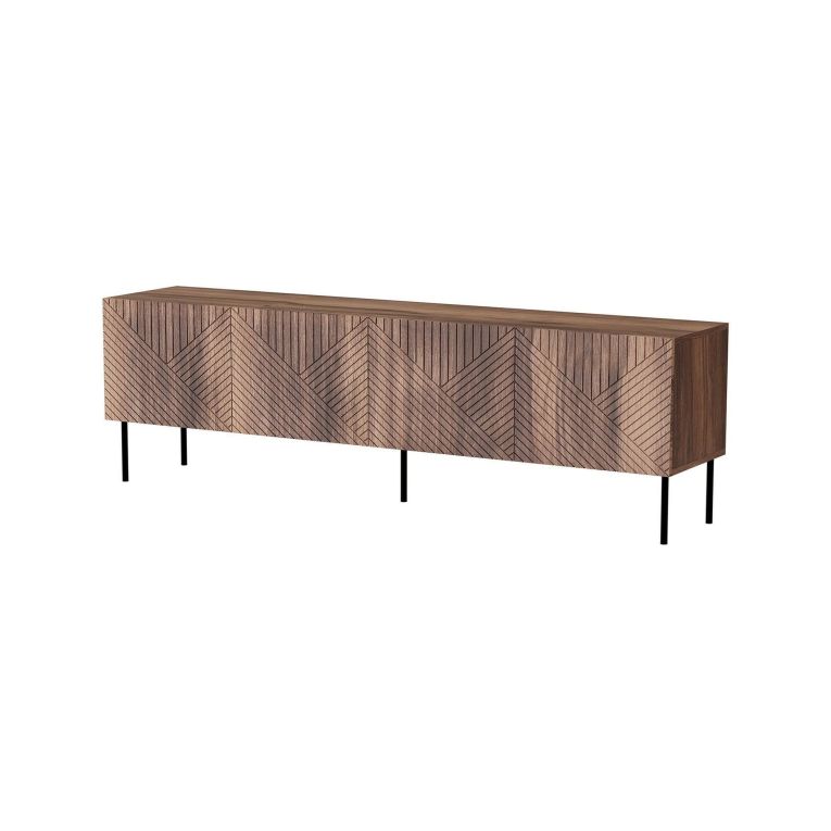 Mobile TV noce 190x40x58h cm 4 ante - Marea