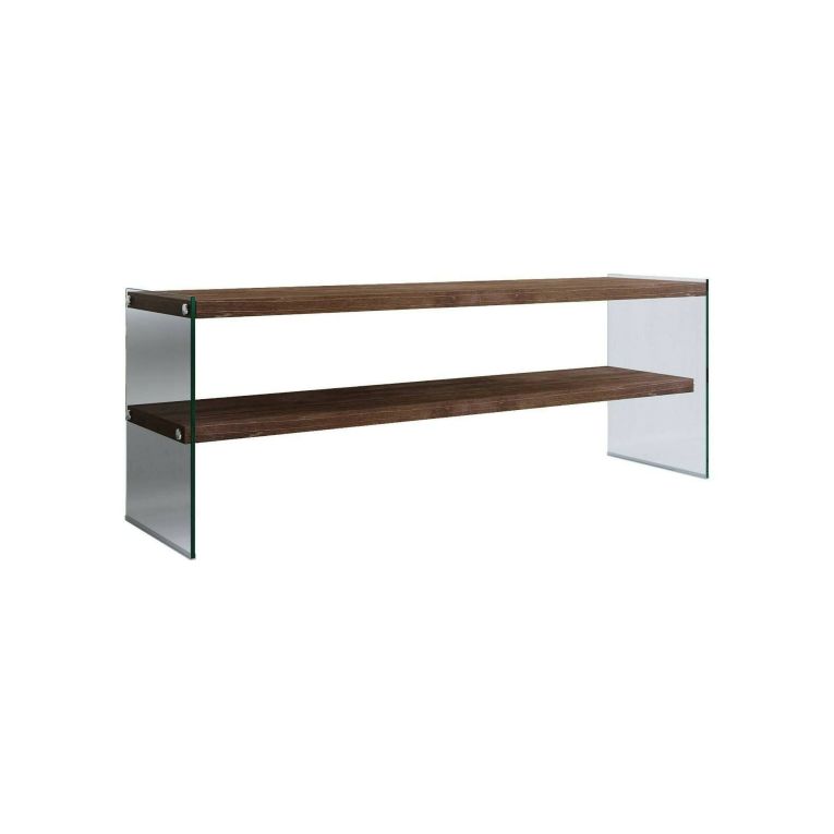 Mobile TV noce scuro 120x35x45h cm in legno - Italia