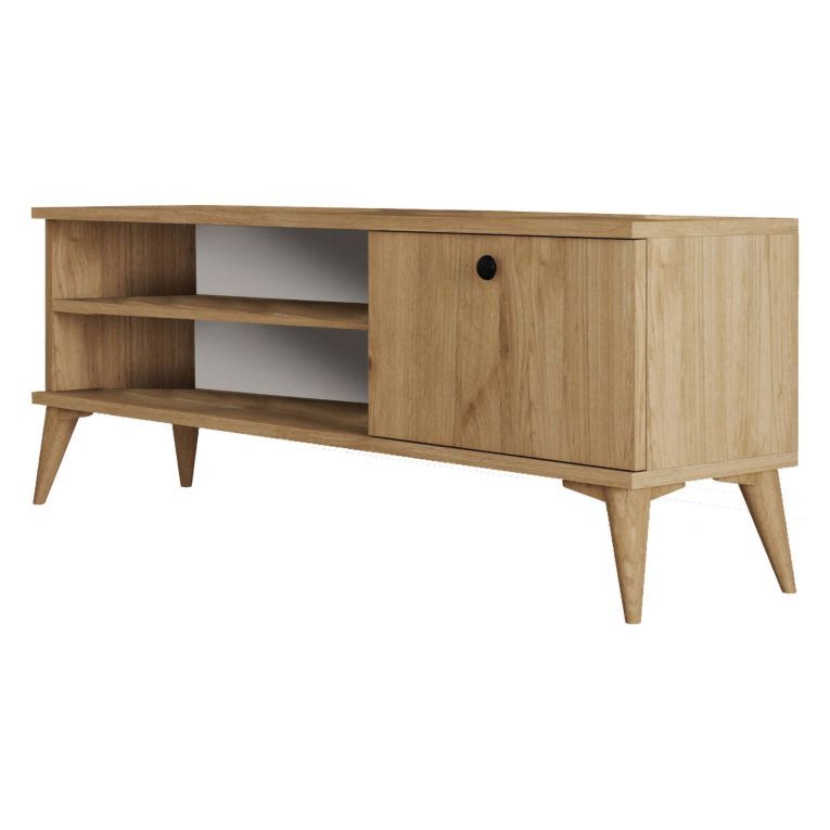 Mobile TV quercia 120x29x44h cm in legno - Muqdisho