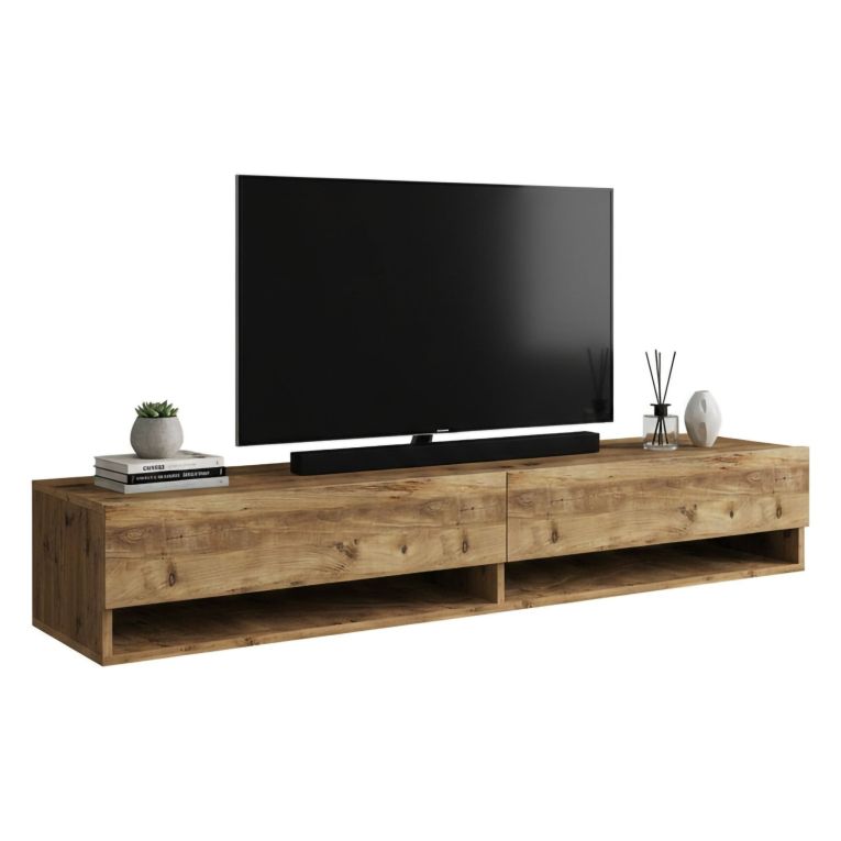 Mobile TV quercia 180x31x29h cm 2 ante - Compasso