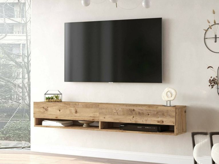 Mobile TV quercia 180x31x29h cm 2 ante - Compasso