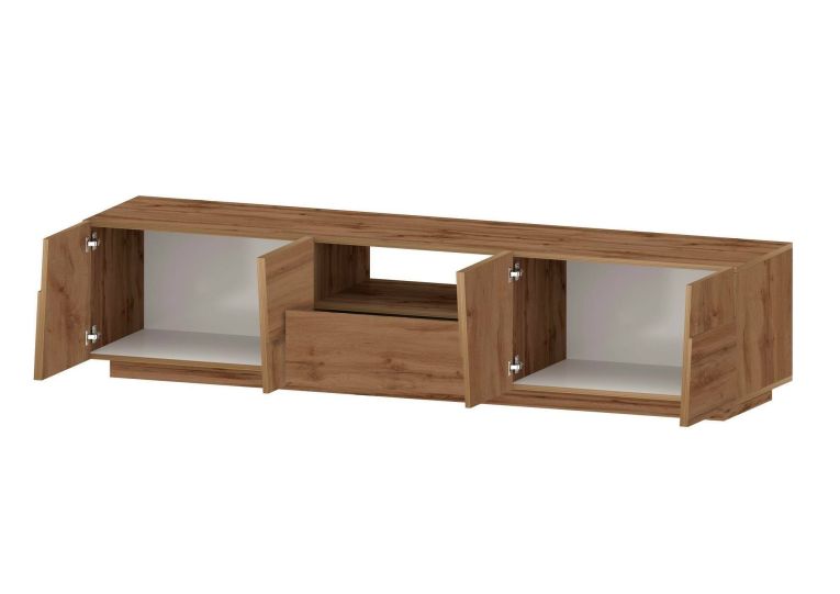 Mobile TV rovere 220x44x46h cm 4 ante e 1 cassetto - Maestrale