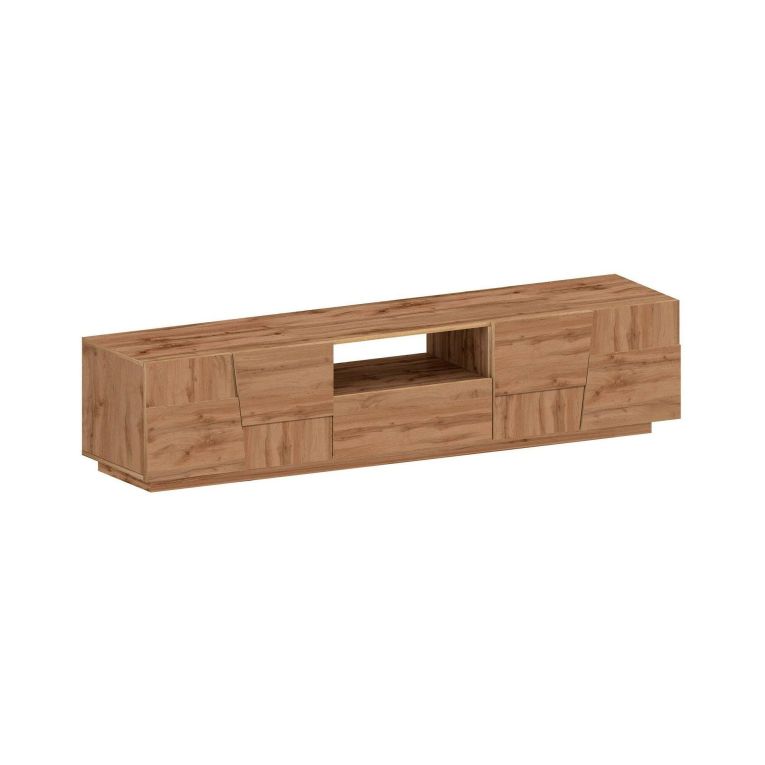 Mobile TV rovere 220x44x46h cm 4 ante e 1 cassetto - Maestrale