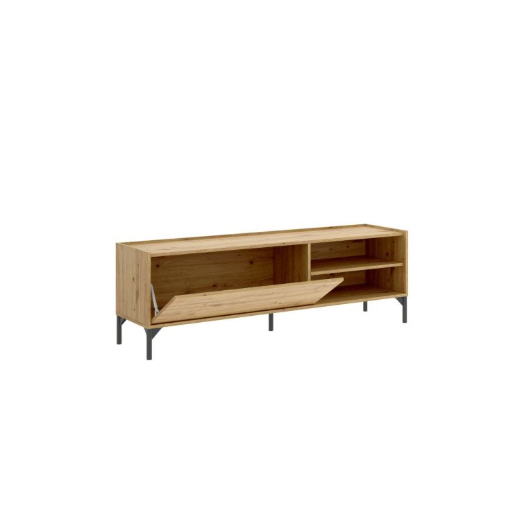 Mobile TV rovere nodi 155x43x47h cm modulabile - Allesia