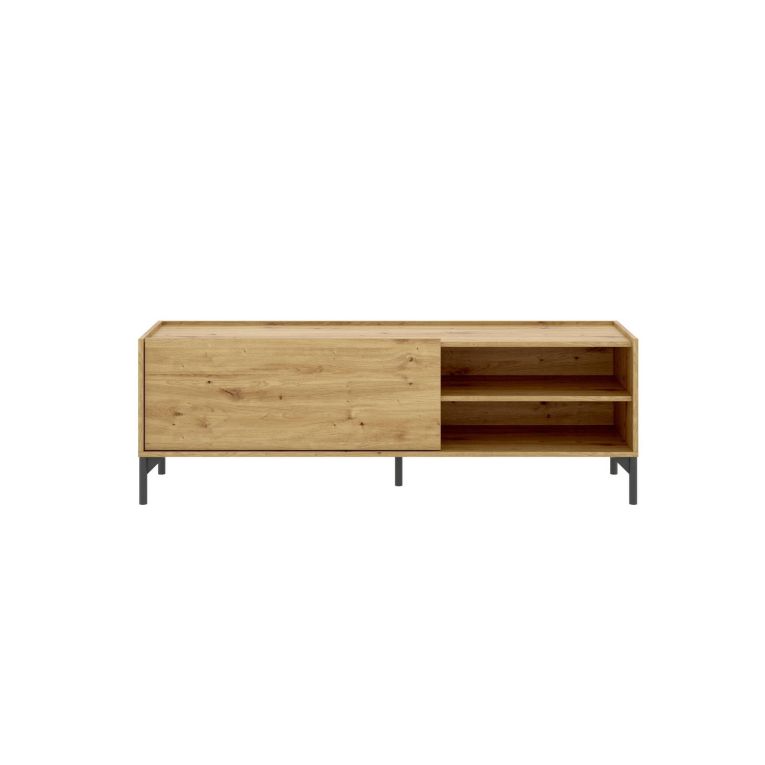 Mobile TV rovere nodi 155x43x47h cm modulabile - Allesia