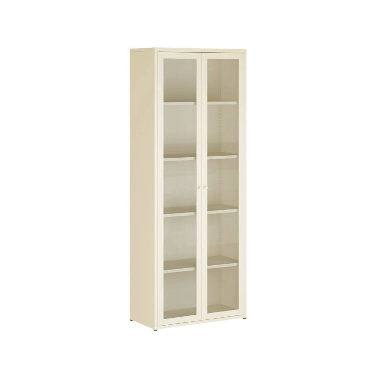 Mobile vetrina 2 ante 70x35x180h cm panna - Izano