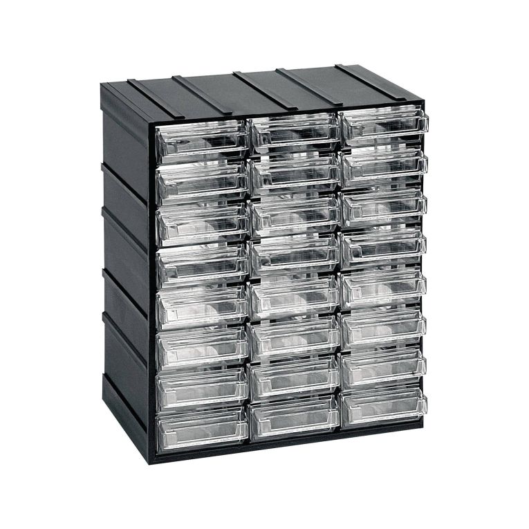 Organiser antracite cassetti scorrevoli 19x23h cm - Atanasia