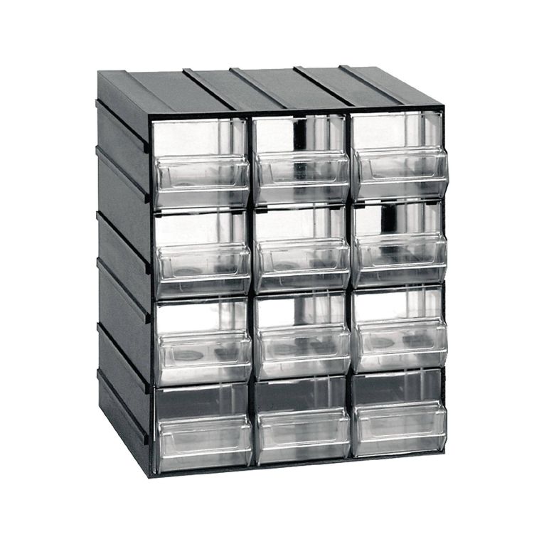 Organiser antracite con cassetti 19x23h cm - Atanasia