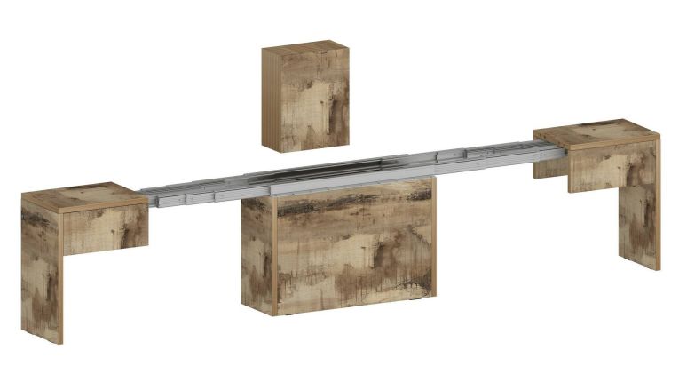 Panca allungabile acero 290x25x45h cm - Yutu