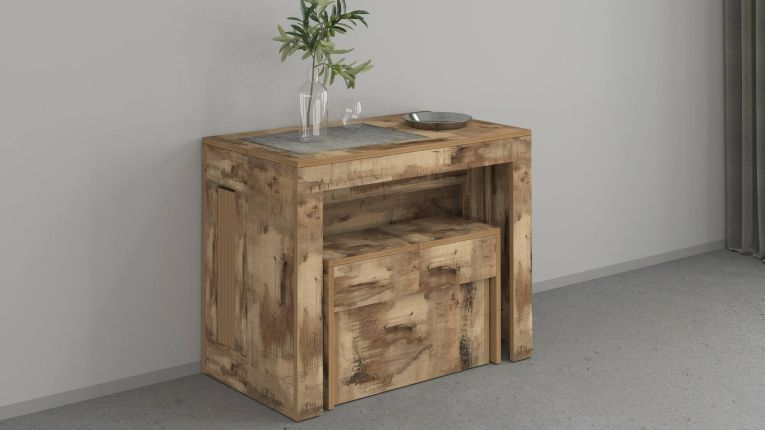 Panca allungabile acero 290x25x45h cm - Yutu