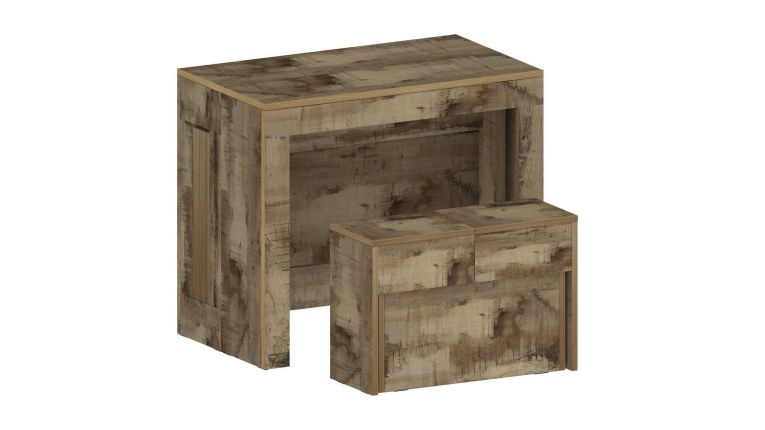 Panca allungabile acero 290x25x45h cm - Yutu