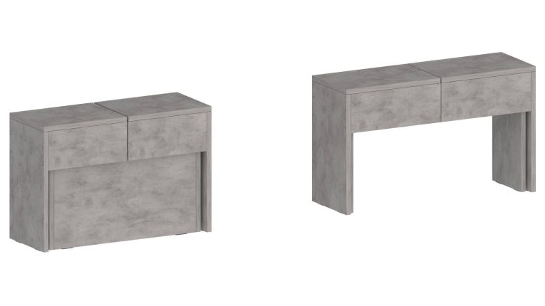 Panca allungabile grigia 290x25x45h cm - Quedan