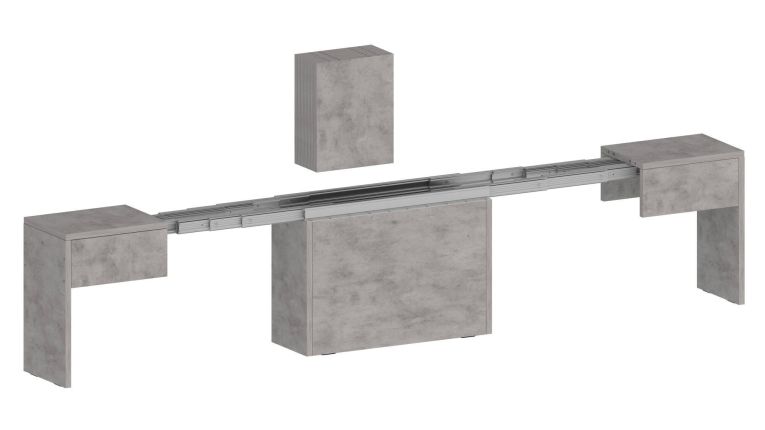 Panca allungabile grigia 290x25x45h cm - Quedan