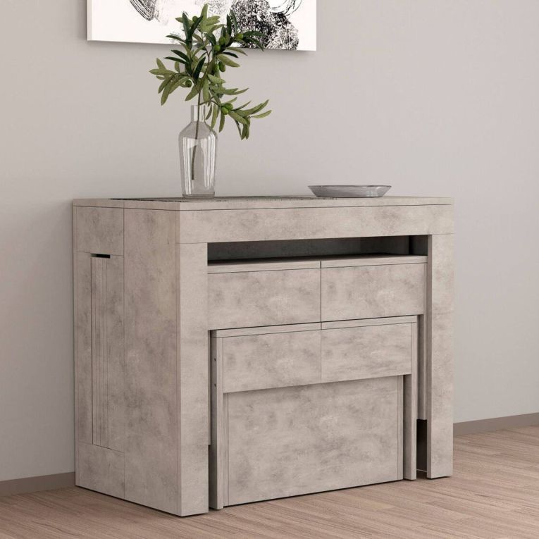 Panca allungabile grigia 290x25x45h cm - Quedan